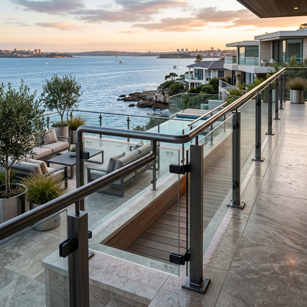 Industrial Glass Railing